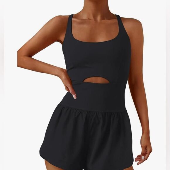 Amazon High Waisted Workout Gym Shorts Small - Picture 2 of 11